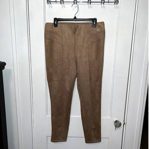 New Marc New York Andrew Marc Taupe Suede casual pants size L